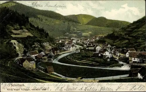 Ak Schiltach im Schwarzwald, Totalansicht