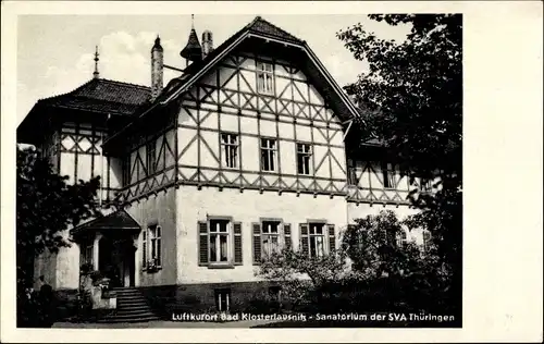 Ak Bad Klosterlausnitz in Thüringen, Sanatorium der SVA Thüringen