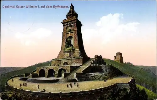 Ak Steinthaleben Kyffhäuserland, Denkmal Kaiser Wilhelm I. auf dem Kyffhäuser