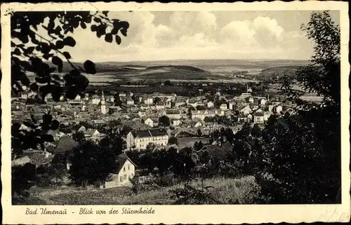 Ak Ilmenau in Thüringen, Blick von der Sturmheide