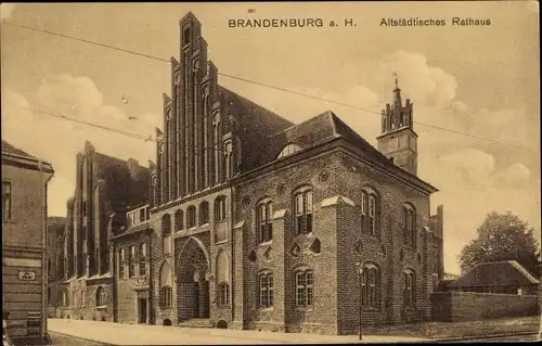 Ak Brandenburg an der Havel, Altstädtisches Rathaus