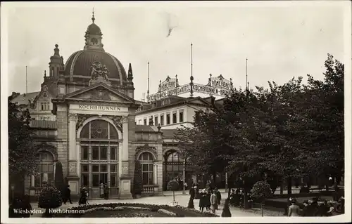 Ak Wiesbaden in Hessen, Kochbrunnen