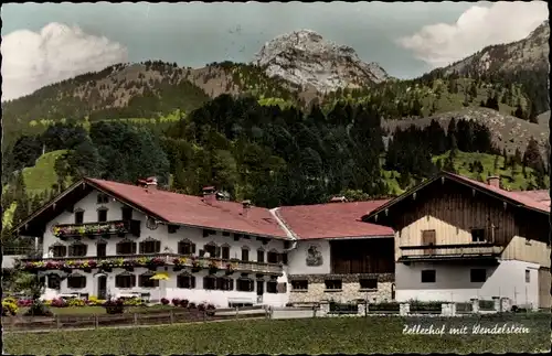 Ak Bayrischzell im Mangfallgebirge Oberbayern, Wendelstein, Zellerhof