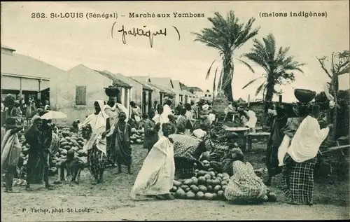 Ak Saint Louis Senegal, Marché aux Yemboss