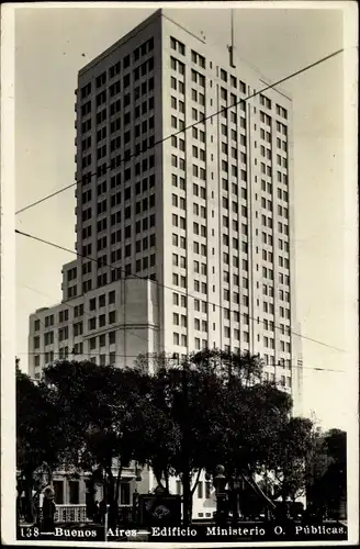 Ak Buenos Aires Argentinien, Edificio Ministerio O. Publicas
