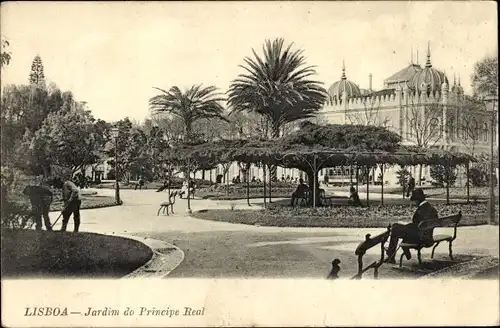 Ak Lisboa Lissabon Portugal, Jardim do Principe Real