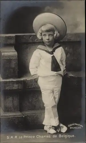 Ak S.A.R. Le Prince Charles de Belgique, Prinz Karl von Belgien, Portrait
