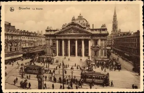 Ak Bruxelles Brüssel, La Bourse