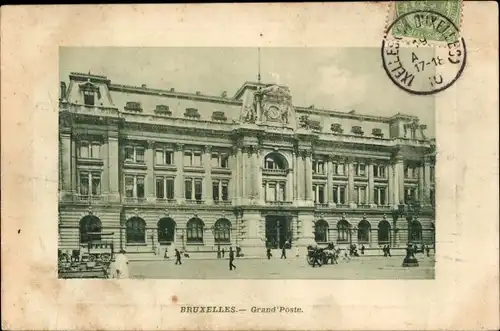 Ak Bruxelles Brüssel, Grand'Poste