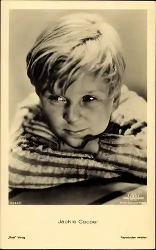 Ak Schauspieler Jackie Cooper, Portrait