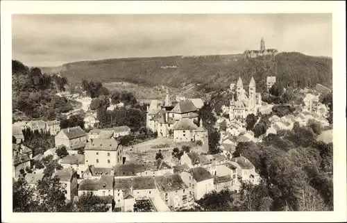 Ak Clervaux Clerf Luxembourg, Gesamtansicht