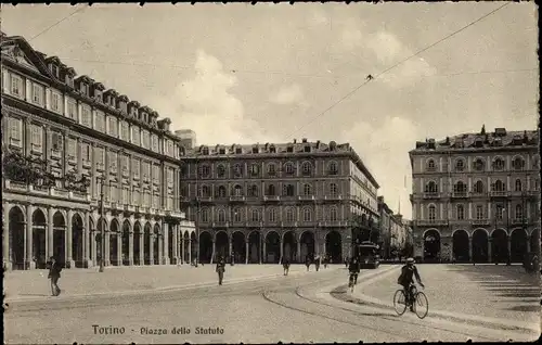 Ak Torino Turin Piemonte, Piazza dello Statuto