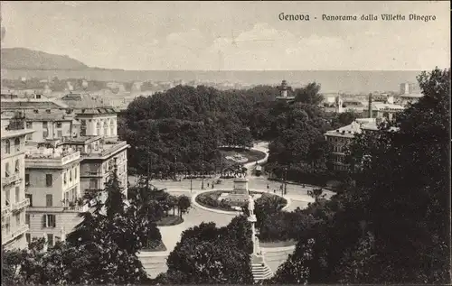 Ak Genova Liguria, Panorama dalla Villetta Dinegro