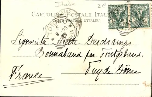 Ak Torino Turin Piemonte, Ponte in pietra sul Po