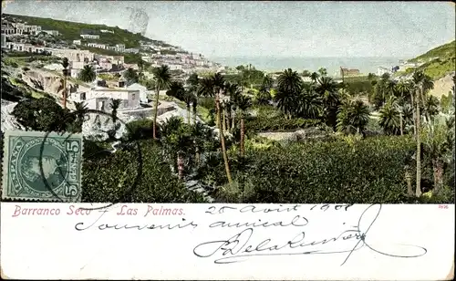 Ak Las Palmas de Gran Canaria Kanarische Inseln, Barranco Seco