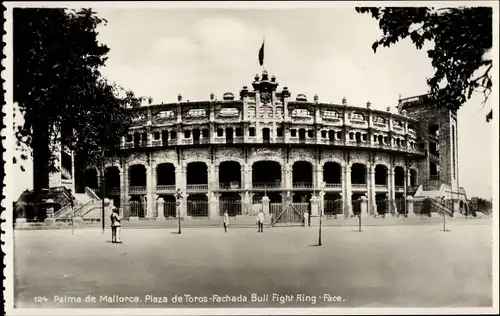 Ak Palma de Mallorca Balearische Inseln, Plaza de Toros, Stierkampfarena