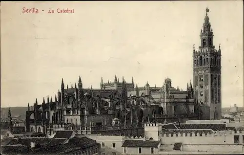 Ak Sevilla Andalusien, La Catedral