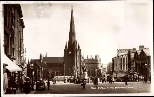 Ak Birmingham West Midlands England, The Bull Ring