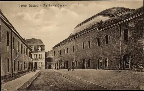 Ak Kostrzyn nad Odrą Cüstrin Küstrin Ostbrandenburg, Am hohen Cavalier