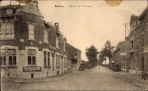 Ak Battice Herve Wallonien Lüttich, Route de Verviers