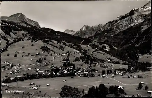 Ak Les Diablerets Kanton Waadt, Gesamtansicht