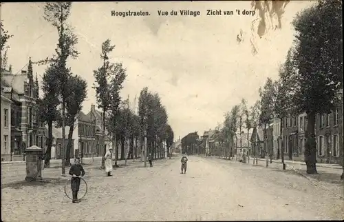 Ak Hoogstraten Hoogstraeten Flandern Antwerpen, Vue du Village, Zicht van 't dorp