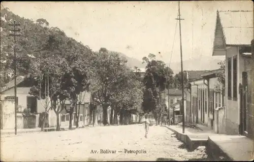 Ak Petrópolis Brasilien, Av. Bolivar