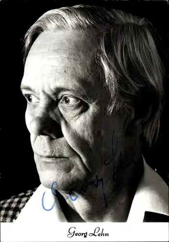 Ak Schauspieler Goerg Lehn, Portrait, Autogramm