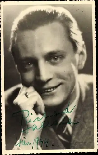 Foto Ak Schauspieler Richard Jallaha, Portrait, Autogramm