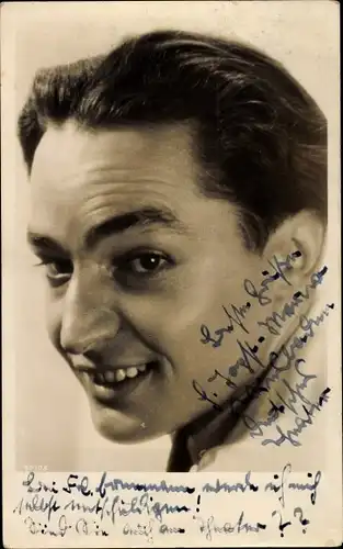 Ak Schauspieler S. Jagst-Marna, Portrait, Autogramm