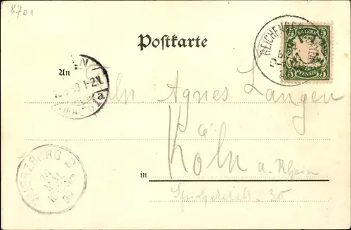 Passepartout Ak Guttenberg im Frankenwald, Forsthaus