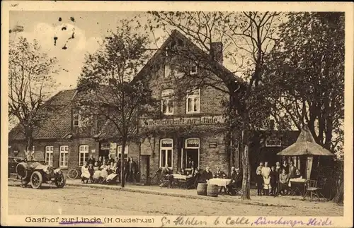 Ak Groß Hehlen Celle in Niedersachsen, Gasthof zur Linde