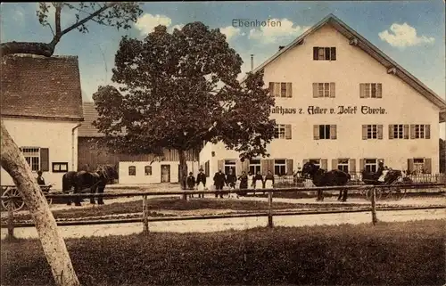 Ak Ebenhofen Biessenhofen im Ostallgäu, Gasthof zum Adler