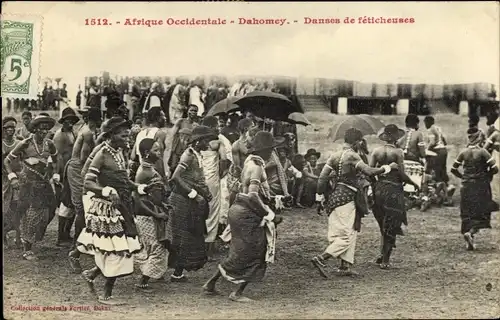 Ak Cotonou Dahomey Benin, Danses de Feticheuses