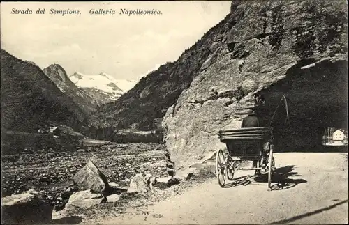 Ak Kanton Wallis, Strada del Sempione, Galleria Napolleonica