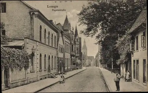 Ak Lemgo in Lippe, Papenstraße