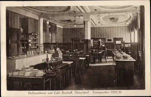 Ak Düsseldorf am Rhein, Hofkonditorei und Cafe Bierhoff