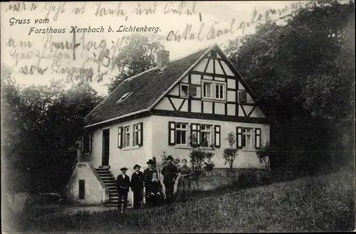 Ak Lichtenberg Fischbachtal im Odenwald, Forsthaus Kernbach