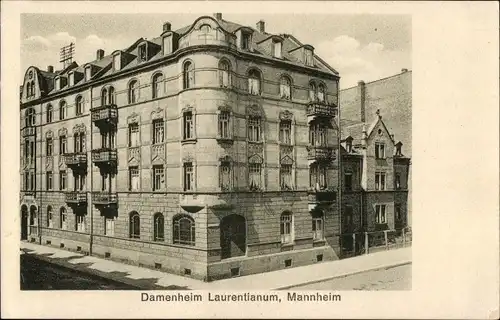 Ak Mannheim in Baden, Damenheim Laurentianum