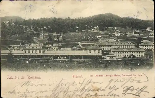 Ak Predeal Rumänien, Teilansicht
