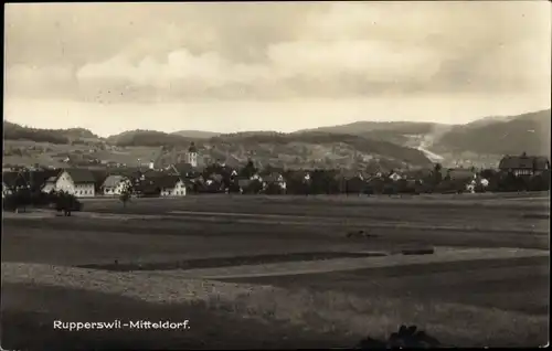 Ak Rupperswil Kanton Aargau, Mitteldorf, Blick auf den Ort