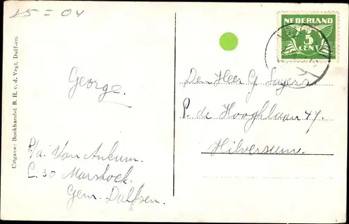 Ak Dalfsen Overijssel, Huize Den Berg