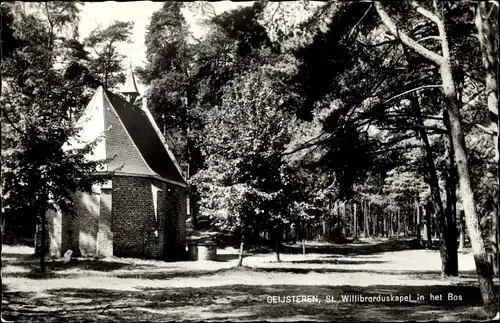 Ak Geijsteren Limburg Niederlande, St. Willibrordus Kapel in het Bos