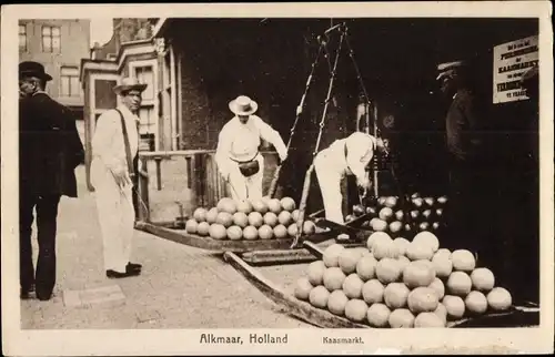 Ak Alkmaar Nordholland Niederlande, Kaasmarkt