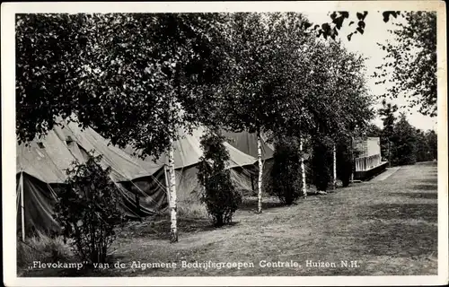 Ak Huizen Nordholland Niederlande, Flevokamp