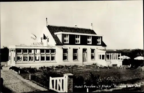 Ak Renesse aan Zee Schouwen-Duiveland Zeeland, Hotel Pension 't Klokje