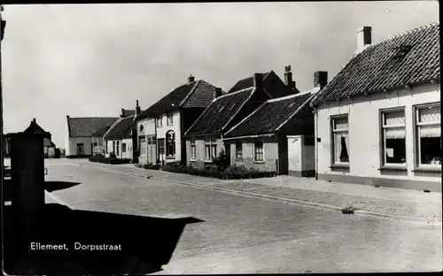 Ak Ellemeet Schouwen Duiveland Zeeland, Dorpsstraat