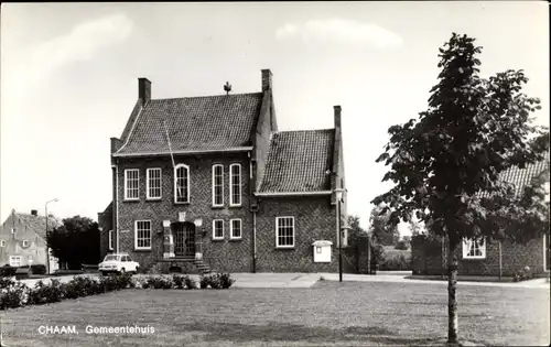 Ak Chaam Nordbrabant Niederlande, Gemeentehuis