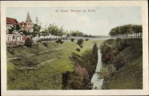 Ak Bergen op Zoom Nordbrabant Niederlande, de Zoom