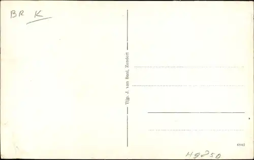 Ak Wernhout Nordbrabant Niederlande, R. K. Kerk